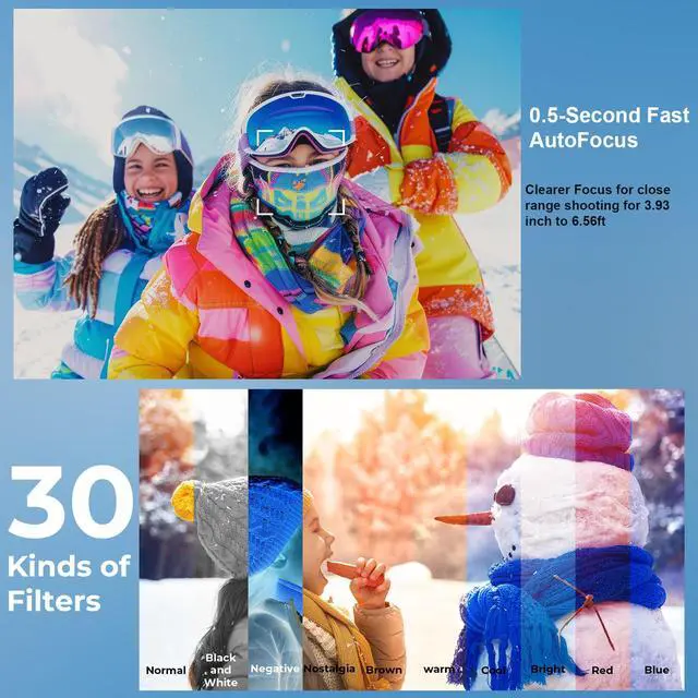 Alt view image 6 of 7 - 4K Ultra 80MP Camcorder Video Camera Vlogging for YouTube Webcam | 18X Digital Zoom,IR Night Vision,3.0" IPS Screen,Video Recorder with 32GB SD Card,2 Batteries,Microphone and Remote Control