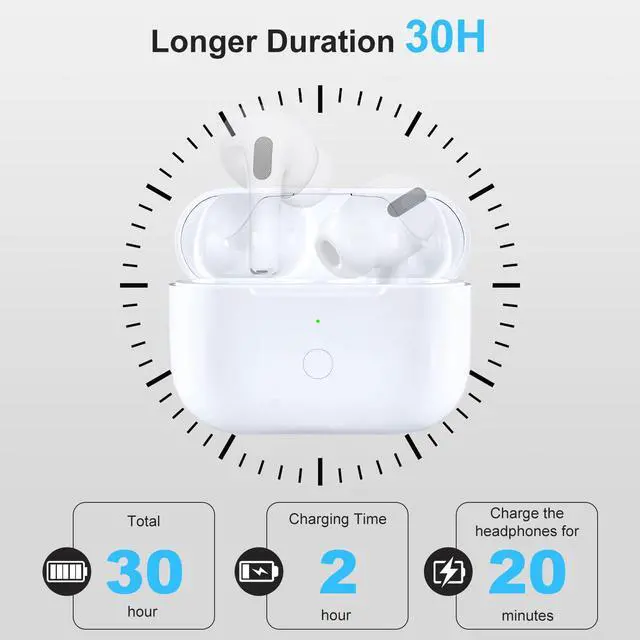 Alt view image 6 of 7 - Wireless Charging Case Compatible with AirPod Pro 1st & 2nd Generation, Air Pod Pro 1st & 2nd Generation Charger Case Replacement with Bluetooth Pairing Sync Button,with Type-C