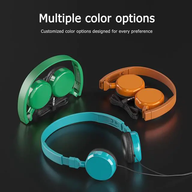 Alt view image 6 of 7 - 8-Pack Bulk Classroom Headphones 85dB Volume Limited 3.5mm Jack School Headsets for Students Adults