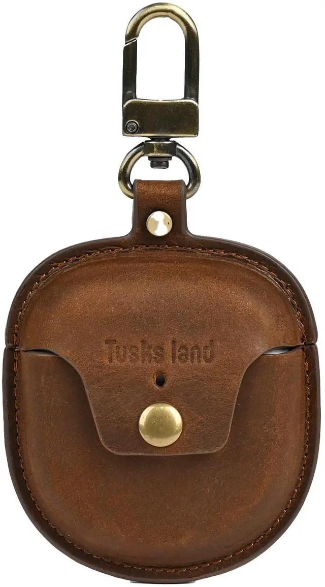 Main image of Earbuds Case for Bose QuietComfort Ultra 1st/2nd & Earbuds II | Genuine leather case attaches to bags or belt loops for easy everyday carry during commutes, travel and daily outings