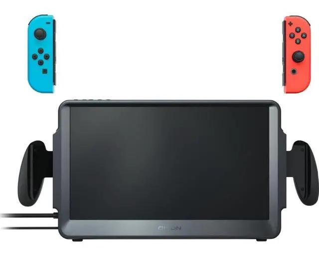 Alt view image 2 of 7 - Orion Portable Gaming Monitor 11.6" HD IPS Gaming Display & Dock with Stereo Speakers and Ergo Handles. Compatible with Nintendo Switch, HDMI Consoles, Xbox, PS5, Mobile Gaming Devices