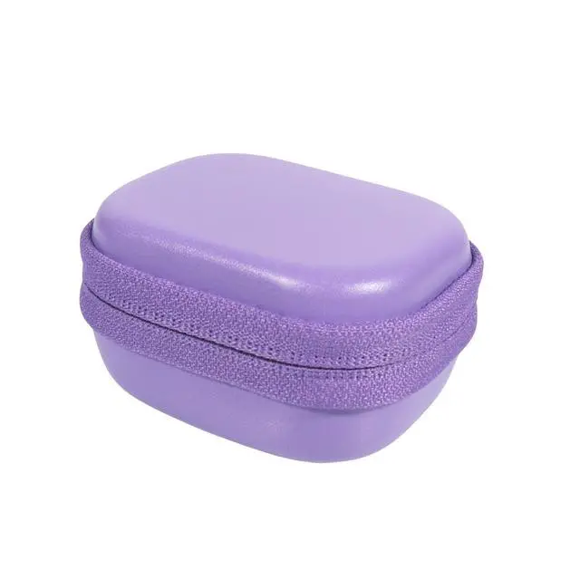 Alt view image 2 of 5 - Case for King Lucky Jewelry-Inspired Clip-On Earbuds with Butterfly Earrings, Clip-on Earbuds Jewelry Wireless Bluetooth 5.4 Comfortable Open Ear Headphones (Light Purple)
