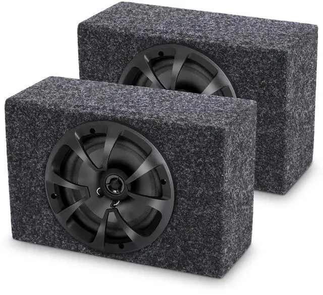 Main image of 2-Way Coaxial Car Audio Speakers with Speaker Box Enclosures Set Sturdy Constructed Car Stereo and Sound System Accessories Portable Audio Equipment for Vehicles(Separate,6.5" 100 W)