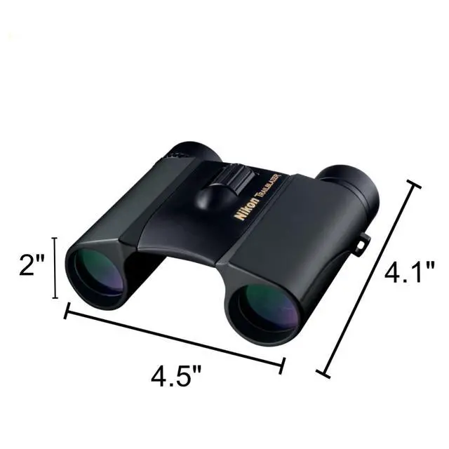 Alt view image 3 of 4 - Trailblazer 10x25 ATB Binoculars, Black, Bundle with a Lens Pen and Lens Cloth