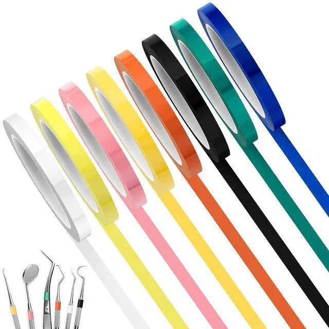 Main image of Colors Autoclave Tape 216 ft/L x 0.4 in/W Instruments Identification Tape Autoclavable 270 Fahrenheit (8)