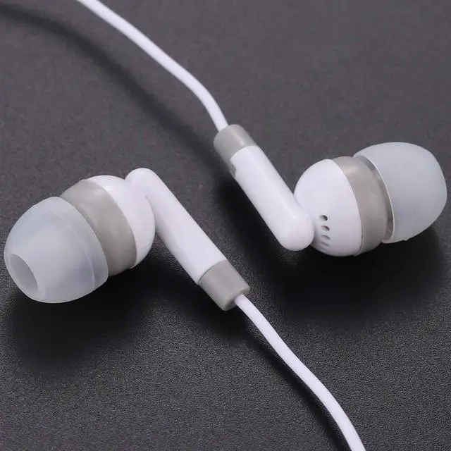 Alt view image 3 of 7 - Bulk Earbuds Headphones 50 Pack, Wholesale Disposable Earphones for Schools Classroom Students Kids Children (White)