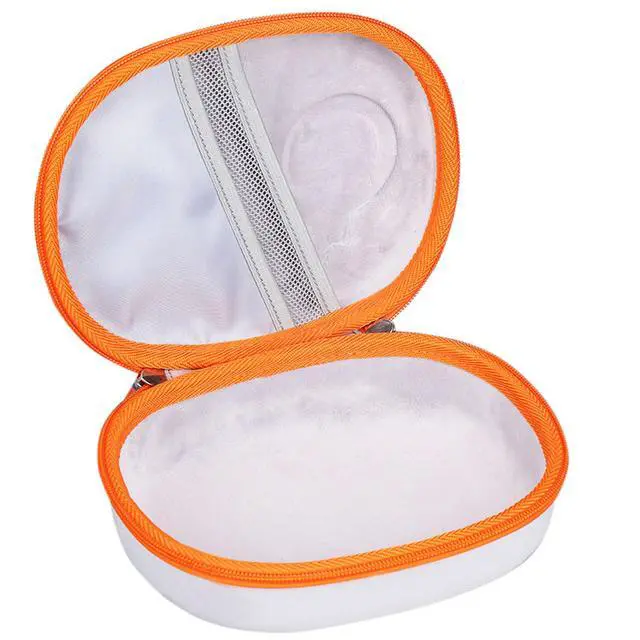 Alt view image 5 of 7 - Headphone Case for JBL Junior 470NC/ JR 470 NC/JR 460 NC/Tune 670NC Kids Headphone (Box Only) (Grey-Orange)