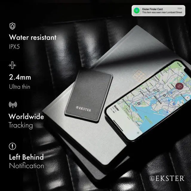 Alt view image 4 of 7 - Finder Card,Wallet Tracker Card,Rechargeable Bluetooth Tracking Card | Works with Apple Find My Wallet, Slim Wallet Locator - Credit Card-Sized Wallet Finder for Wallets, Bags & Gear