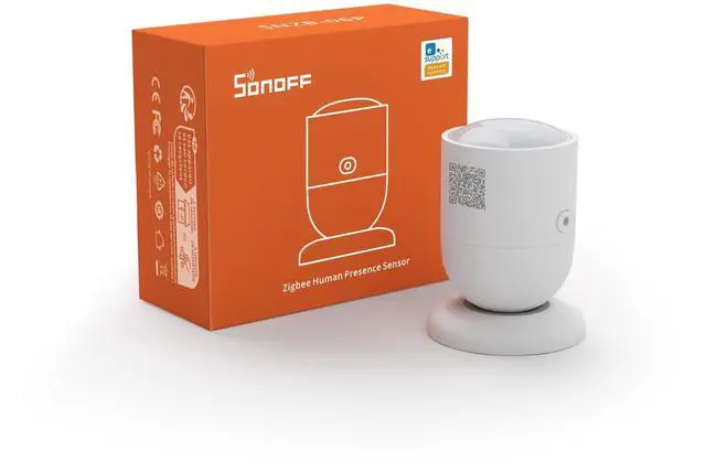 Main image of Zigbee Human Presence Sensor, SNZB-06P Zigbee Smart Motion Detector with 5.8GHZ cmWave Radar, Requires ZigBee Bridge (1-Pack)