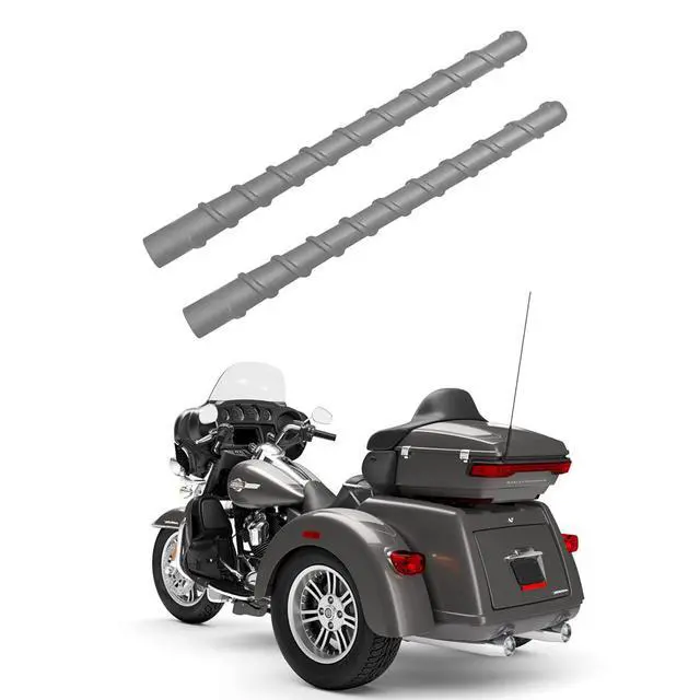 Alt view image 6 of 7 - Short Antenna for Harley Davidson Touring | Street Glide | Electra Glide | Road Glide | Tri Glide | Ultra Limited/Classic, 1998-2026 | Designed for Optimized Radio Reception, 7 Inches Spiral Antenna
