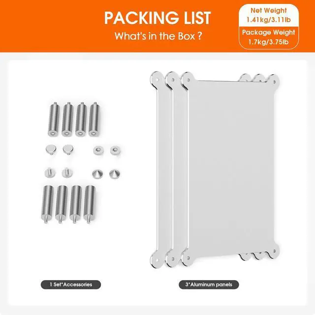 Alt view image 6 of 7 - DoukAudio Aluminum Audio Rack Stand: Multi Layer Desktop HiFi Shelf for Amplifier Preamp DAC Ventilated Modular Storage Rack CNC Build Home Studio Setup