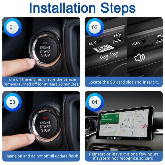 Alt view image 6 of 7 - 2026 Navigation SD Card for USA/Canada/Mexico, Latest GM Navigation Map Compatible with Buick Cadillac Chevrolet GMC 2019-2024, GPS SD Card Part 8571 3512