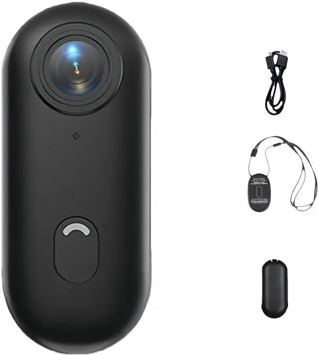 Main image of Visus Cam Mini 4k POV Camera, 4S Vision WiFi Body Camera with 150Min Battery, Thumb-Sized Wearable Camcorder, Waterproof Helmet Cam for Motorcycle/Cycling/Vlogging, Hands-Free Recording