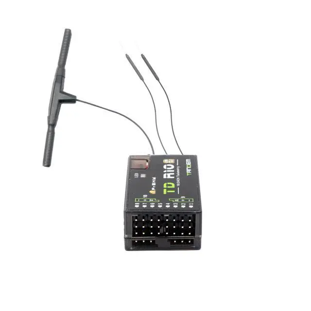 Alt view image 2 of 3 - TD R10 Triple Antenna Compatible with 900Mhz and 2.4Ghz 10 Channel Low Latency Signal and Long-Range Receiver