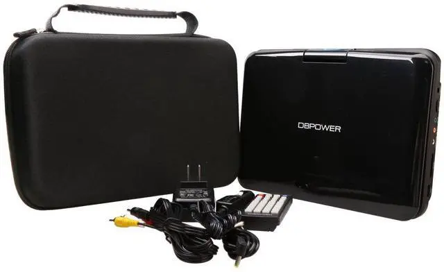 Alt view image 3 of 7 - Case Compatible with DBPOWER 11.5" / 12" Portable DVD Player, Hard Storage Bag for Accessories -Black (Case Only)