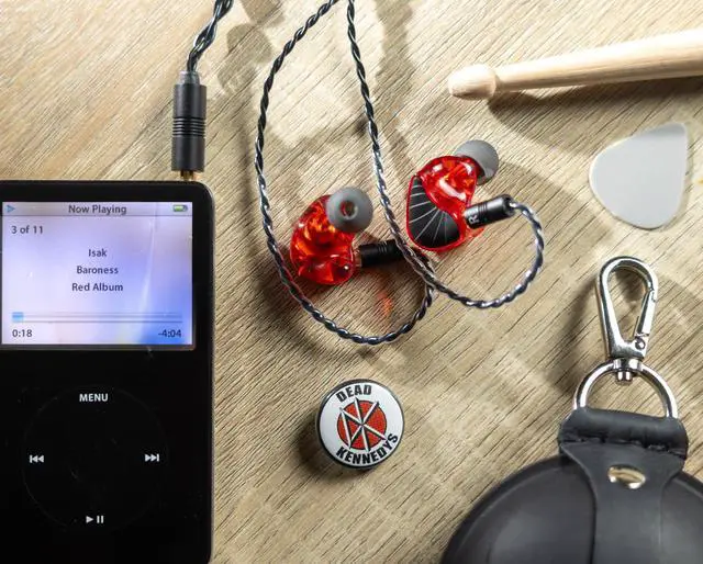 Alt view image 4 of 7 - Rock Lobster IEM (in-Ear Monitor) Earbud/Earphones Tuned for Rock, Guitar-Forward Sound, Detachable 2-Pin Cable4.4mm