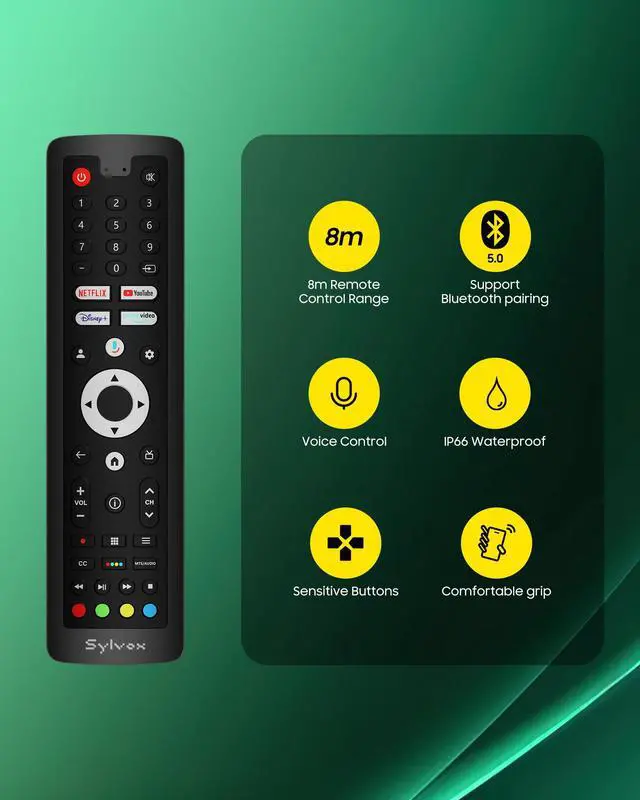 Alt view image 5 of 7 - 3-in-1 Remote Control for Outdoor TVs - Compatible with Deck Pro 2.0, Pool Pro 2.0, QLED Series, IP66 Waterproof