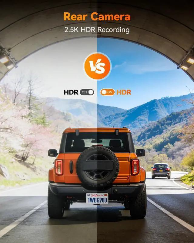 Alt view image 3 of 4 - 2.5K HDR IP67 Rear Camera, 33ft Threaded Cable, G900 PRO/TriPro | For G900 PRO/TriPro Threaded Version Only, 2.5K HDR Camera, 33ft Threaded 6-Pin Cable, IP67