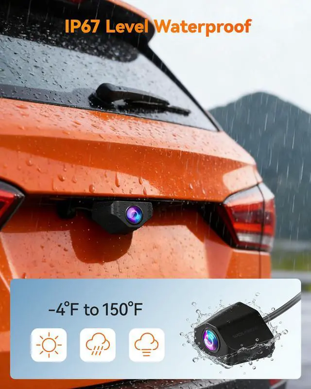Alt view image 4 of 4 - 2.5K HDR IP67 Rear Camera, 33ft Threaded Cable, G900 PRO/TriPro | For G900 PRO/TriPro Threaded Version Only, 2.5K HDR Camera, 33ft Threaded 6-Pin Cable, IP67