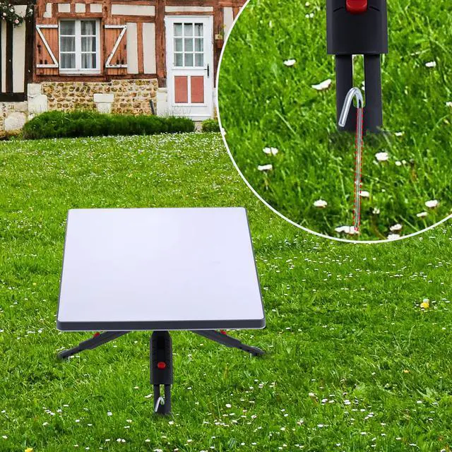 Alt view image 3 of 6 - Starlink Mini Tripod Mount, Starlink Mini Ground Mount Kit, Portable Stand | Starlink Mini Kit Satellite Pole Mount Kit, adjustable height and tilt, tripod adapter, 3 ground spikes, camping and RV use
