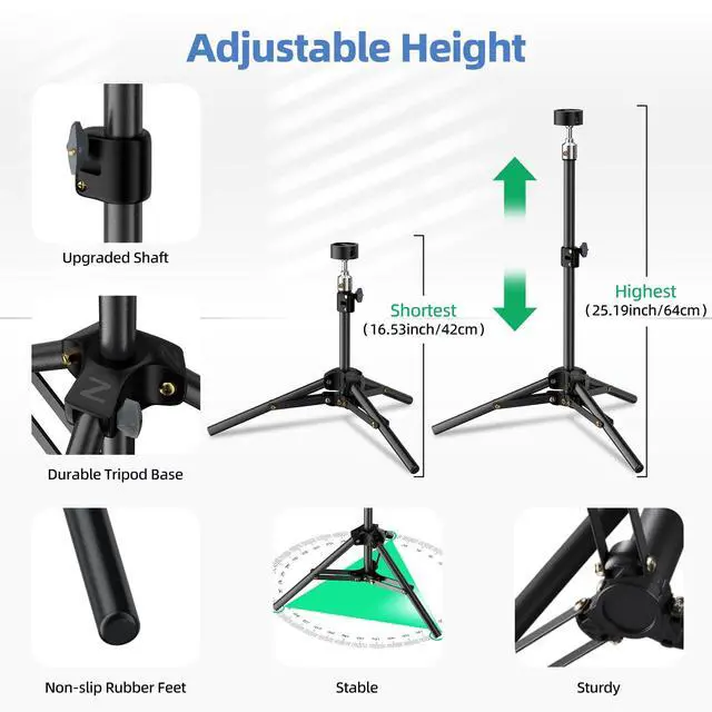 Alt view image 3 of 7 - Star-Link Mini Tripod with Adapter, for Both 2025 New&Old Version, Portable | Adjustable Tripod Mount for Starlink Mini Dish, Stand Mounting Kit for Star Link Mini for Outdoor Camping RV