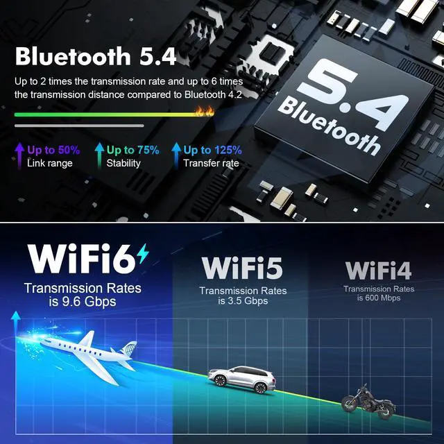 Alt view image 4 of 7 - 9 Inch IPS Touchscreen Android 13 Car Stereo for Subaru Outback Legacy 2015-2018 with Wireless CarPlay & Android Auto 2+32GB Car Radio, Support WiFi 6, Bluetooth 5.4, FM, Backup Camera, SWC