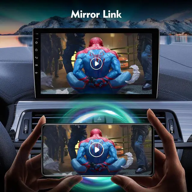 Alt view image 7 of 7 - 9 Inch IPS Touchscreen Android 13 Car Stereo for Subaru Outback Legacy 2015-2018 with Wireless CarPlay & Android Auto 2+32GB Car Radio, Support WiFi 6, Bluetooth 5.4, FM, Backup Camera, SWC