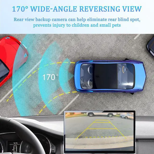 Alt view image 2 of 7 - Backup Camera for 2014 2015 2016 2017 Honda Accord Sedan EX-L Touring | 39530-T2A-A21 39530-T2A-A31 Rear View Reverse Camera Parking Assist Camera Replacement 39530-T2A-U110-M2 39530T2AU21 590-440