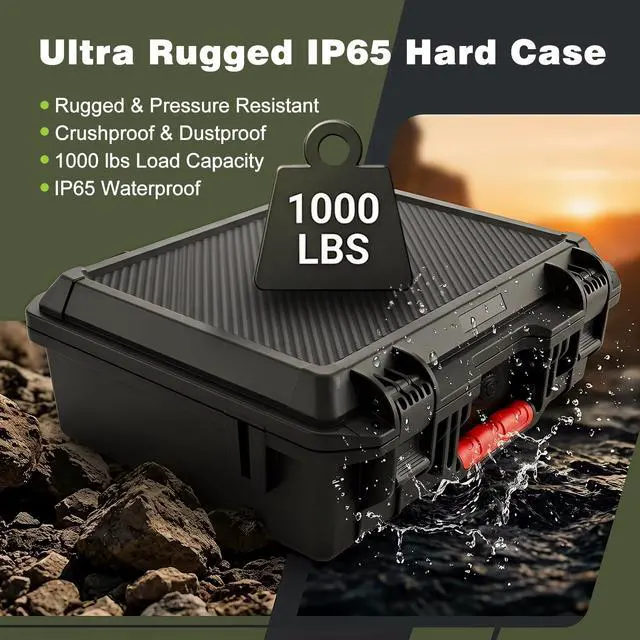 Alt view image 3 of 7 - Starlink Mini Case, Waterproof Hard Case Fits Starlink Mini Accessories | Crushproof with Precision Cut Foam, Starlink Mini Storage Case with Shoulder Strap for Outdoor Travel Camping, RV Accessories