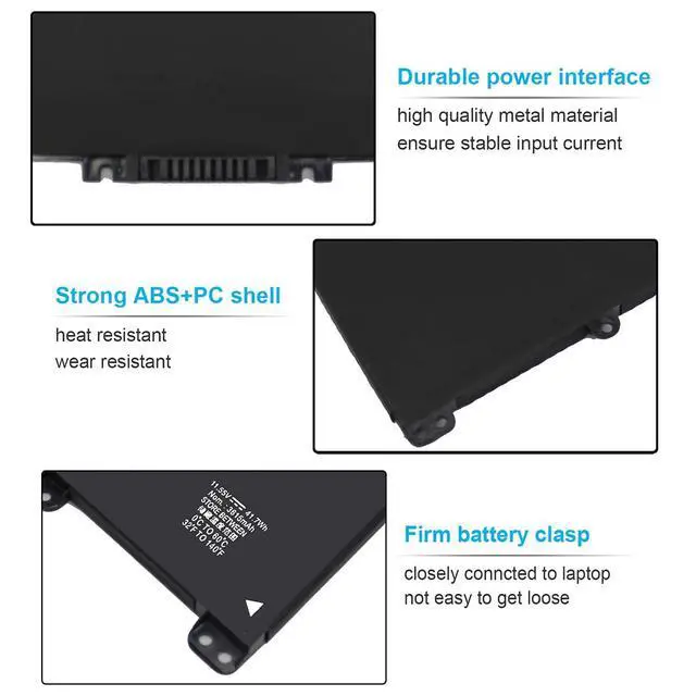 Alt view image 3 of 6 - HT03XL L11119-855 Battery for HP Pavilion 15-CS 15-DA 15-DB 15-DW 17-by 17-CA 14-CE 14-CF 14-DF 15-CS0073CL 15-CS0053CL 15-DA0014DX 15-DA0XXX L11421-2C2 L11421-422 HT03041XL HSTNN-UB7J HSTNN-DB8R