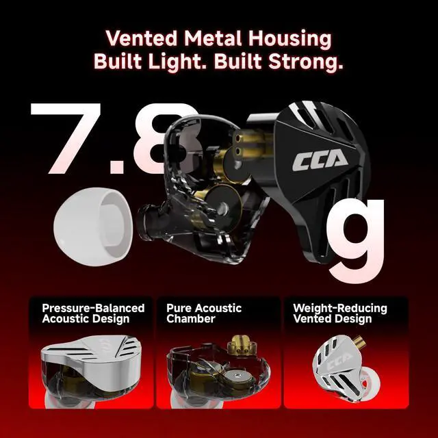 Alt view image 7 of 7 - Falcon 2 DD in Ear Monitor, Immersive Stereo Gaming Earbuds, HiFi Noise Isolating in Ear Headphones, Crystal Clear & Deep Bass IEMs for Gamers Singers Musicians Audio Engineers