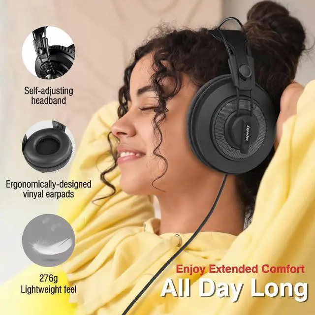 Alt view image 6 of 7 - HD668B MKII Semi-Open Studio Headphones, 50mm Drivers, 56, Wired | For mixing and mastering; HD668 upgraded diaphragm, neutral 50mm-driver tuning, precise imaging and a detachable cable