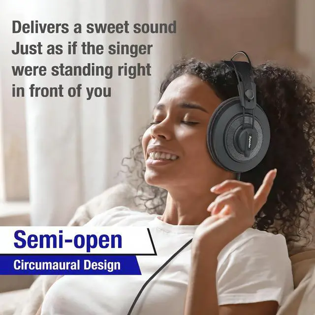 Alt view image 7 of 7 - HD668B MKII Semi-Open Studio Headphones, 50mm Drivers, 56, Wired | For mixing and mastering; HD668 upgraded diaphragm, neutral 50mm-driver tuning, precise imaging and a detachable cable