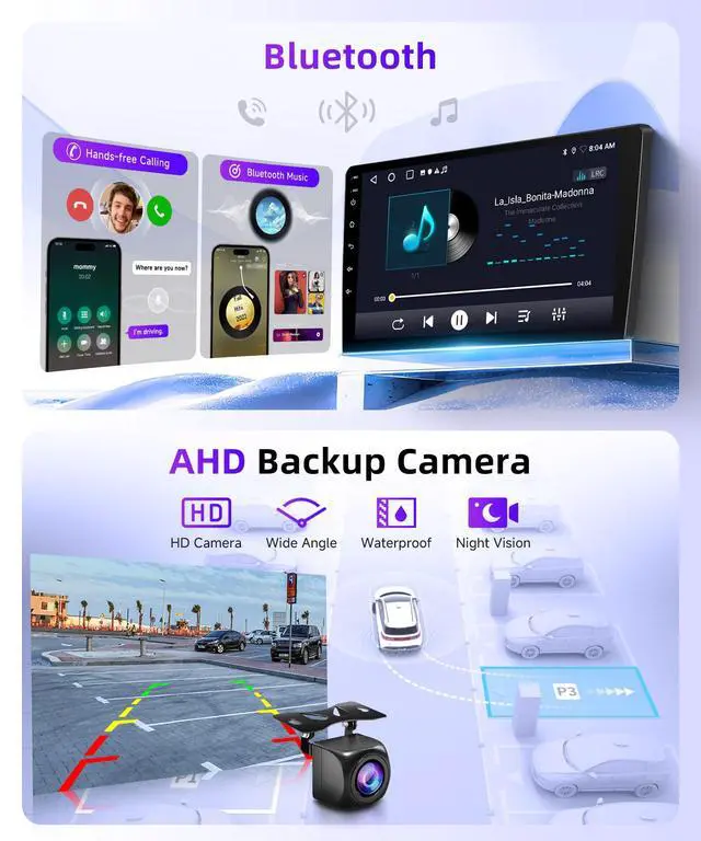 Alt view image 5 of 7 - 5Ghz WiFi Car Stereo Radio for Chrysler 300 2011-2019 with Wireless Carplay/Android Auto,AM/RDS/FM,DSP EQ,9 Inch IPS Touchscreen GPS Android 15 26UIs SWC Camera 2G+64G