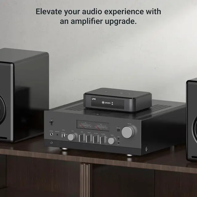 Alt view image 5 of 6 - LP10 WiFi Music Streamer for Existing Stereo Systems, AirPlay 2, Google Cast, Spotify Connect, Tidal Connect & Qobuz Connect, Wireless Audio Receiver for Amplifiers and Speakers