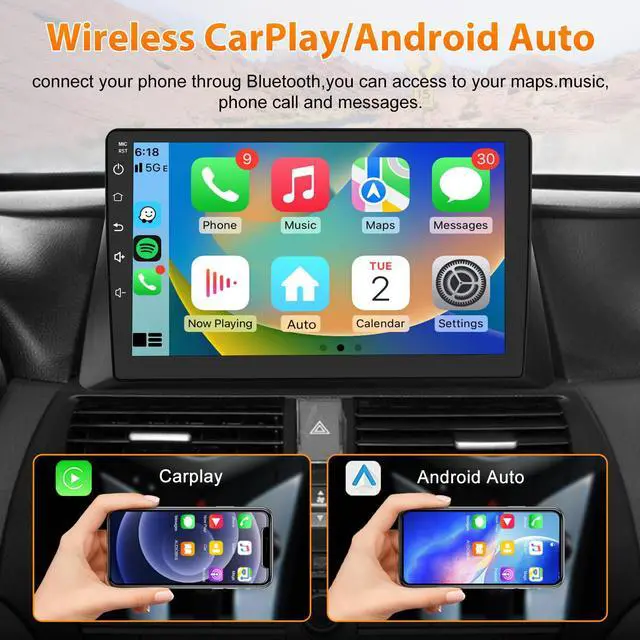 Alt view image 2 of 7 - Car Radio Stereo for Honda Accord 2008 2009 2010 2011 2012 2013