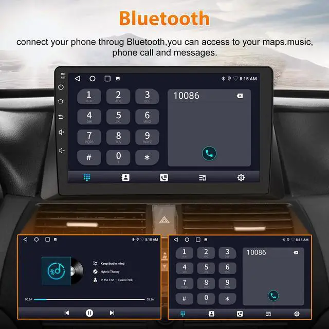 Alt view image 5 of 7 - Car Radio Stereo for Honda Accord 2008 2009 2010 2011 2012 2013
