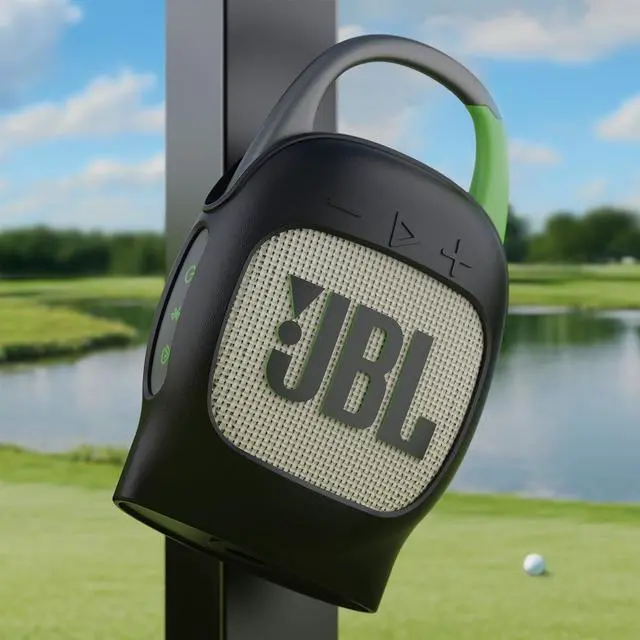 Main image of Magnetic Shockproof Case Compatible with JBL Clip 5 Speaker, Golf Cart Accessories