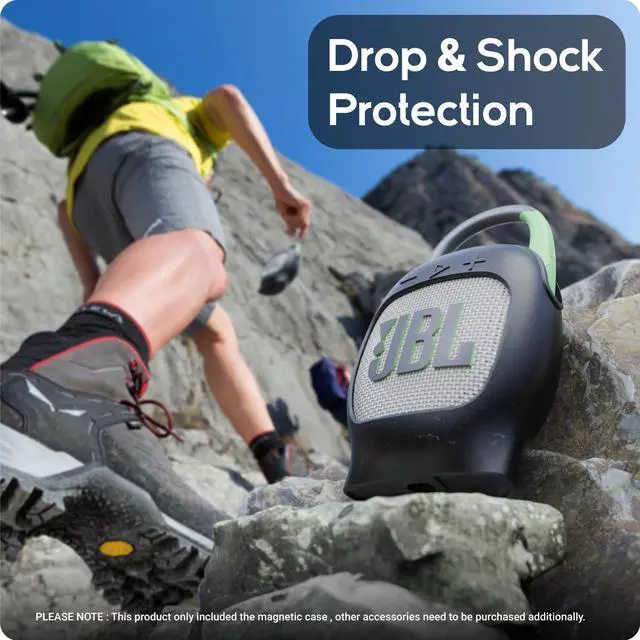Alt view image 6 of 7 - Magnetic Shockproof Case Compatible with JBL Clip 5 Speaker, Golf Cart Accessories