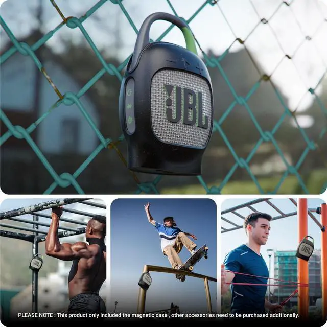Alt view image 7 of 7 - Magnetic Shockproof Case Compatible with JBL Clip 5 Speaker, Golf Cart Accessories