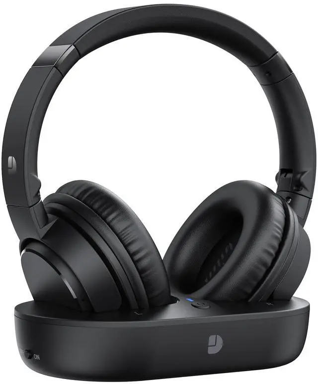 Main image of Wireless Headphones for TV, TV Headphones Wireless for Seniors with Transmitting Charging Dock, 65H Battery, Ultra-Low Latency Audio, Fit Father's Day Thanksgiving Birthday Gift for Parents