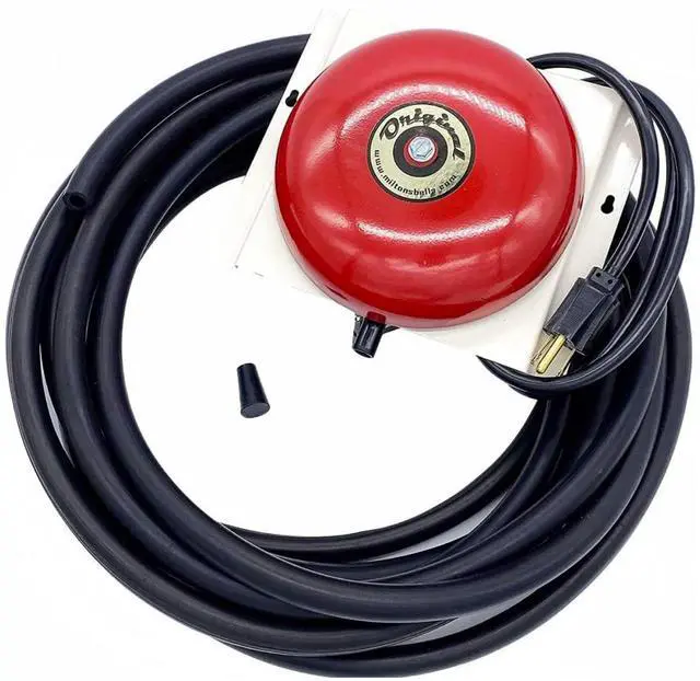 Main image of MB 50OBK Original Bell Driveway Alarm Kit, 50 Ft Signal Hose, Pneumatic Vehicle Detection Bell System for Driveways, Drive-Thrus, Farms, Warehouses & Commercial Entrances