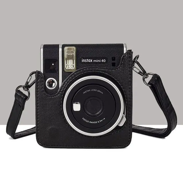 Alt view image 6 of 7 - Instax Mini 40 Instant Film Camera Black + 20 Instax Instant Film Prints Bundle