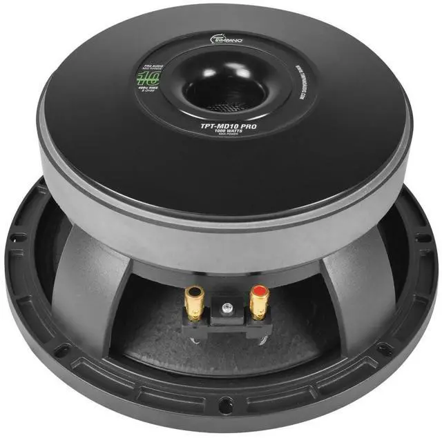 Alt view image 3 of 6 - TPT-MD10 PRO 10" Midrange Speaker, 1000 Watts, 8 Ohm Loudspeaker 10 Inch Mid Range for Pro Car Audio (Single)