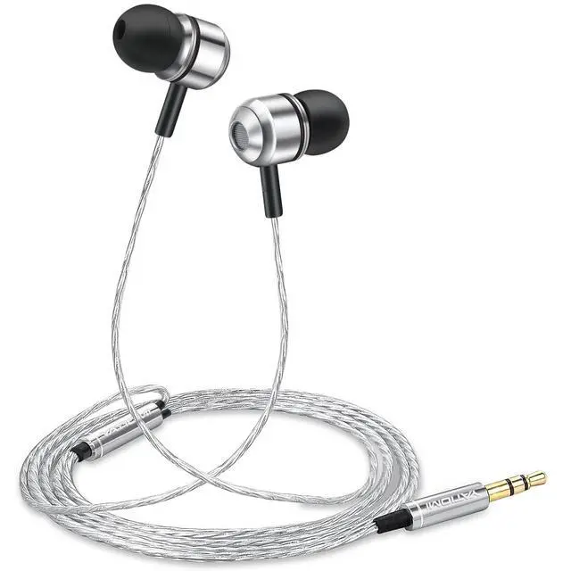 Alt view image 6 of 7 - Wired Earbuds, in-Ear Headphones Wired with Pure Bass Sound, Noise Isolating 3.5mm Headphones Earbuds Cord, Lightweight Cord Earphones for Samsung,iPhone, Laptop,Tablet, MP3 and Other 3.5mm Devices
