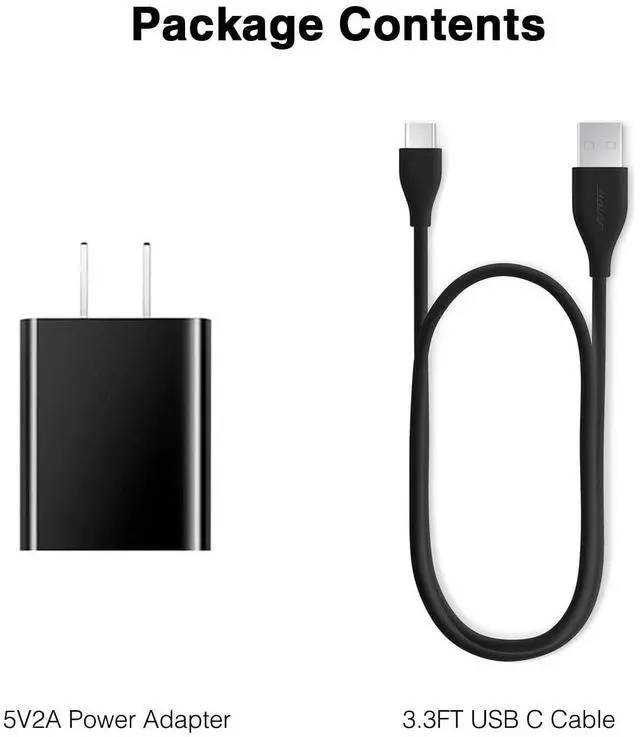 Alt view image 4 of 7 - USB C Wall Charger for Bose Noise Headphones 700, Bose QuietComfort 45, QuietComfort Earbuds II, Ultra, SoundLink Flex, Sleepbuds 2, Portable Smart Speaker, Sport Earbuds Adapter Charging Cable Cord