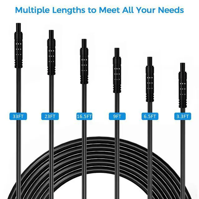 Alt view image 5 of 6 - 4Pin 16.5Ft Dash Cam Rear View Backup Camera Reverse Car Extension Cable | Rear Camera Extension Cable,4Pin Male to Female Dash Cam Extension Cord for Truck, RV, Plug and Play