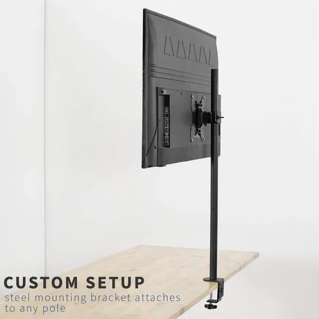 Alt view image 4 of 7 - Universal Pole Mount 32 to 55 inch TV Bracket with Removable 75x75mm to 400x400mm VESA Plate, Fits up to 1.9 inch Tubing, Mount-POLE4