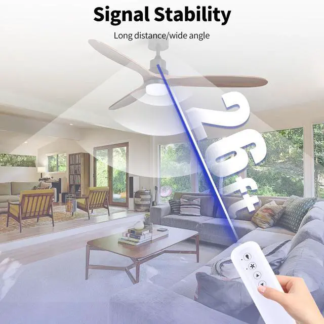 Alt view image 7 of 7 - 99372 Replacement Remote Control Compatible with Hunter Ceiling Fan, Support 3-Speed and Light Dimmer (with Wall Mount)