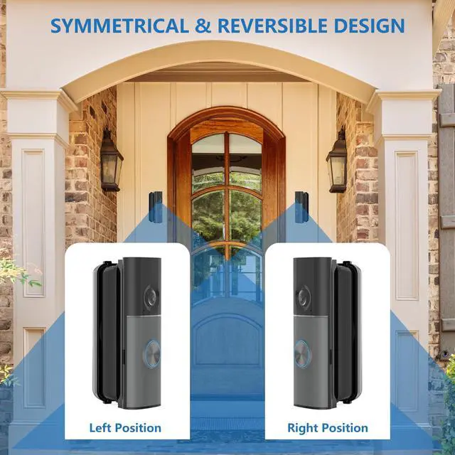 Alt view image 6 of 7 - Ring Doorbell Angle Mount for Ring Doorbell (Newest Model), Widen View Kit | For Ring Battery Doorbell/Pro/Plus(2nd Gen)& Ring Wired Doorbell 2nd/Plus 2nd/Pro 3rd, 35-55° Adjustable Corner Mount